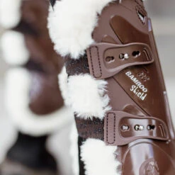 Kentucky Vegan Sheepskin Tendon Boots Bamboo Shield UK | 25 Kentucky Vegan Sheepskin Tendon Boots Bamboo Shield UK | -Horse Haven Shop Kentucky Vegan Sheepskin Tendon Boots Bamboo Shield Elastic Brown 7