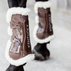 Kentucky Vegan Sheepskin Tendon Boots Bamboo Shield UK |