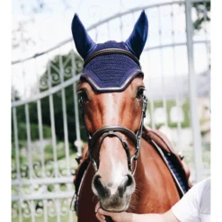 Kentucky Horsewear Wellington Horse Fly Veil Leather UK | Just Equine 8 Kentucky Horsewear Wellington Horse Fly Veil Leather UK | Just Equine -Horse Haven Shop Leather Fly Veil NAVY