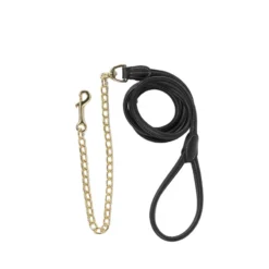 Kentucky Horsewear Leather Lead Chain UK | Just Equine 8 Kentucky Horsewear Leather Lead Chain UK | Just Equine -Horse Haven Shop Leather Lead Chain Black