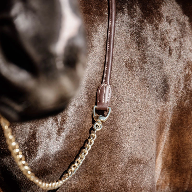 Kentucky Horsewear Leather Lead Chain UK | Just Equine 2 Kentucky Horsewear Leather Lead Chain UK | Just Equine - Image 2