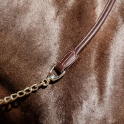 Kentucky Horsewear Leather Lead Chain UK | Just Equine 7 Kentucky Horsewear Leather Lead Chain UK | Just Equine -Horse Haven Shop Leather Lead Chain Brown 2