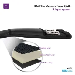 Memory Foam GP Girth UK | Just Equine 7 Memory Foam GP Girth UK | Just Equine -Horse Haven Shop Memory Foam Dressage Girth
