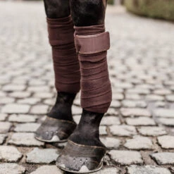 Kentucky Horsewear Polar Fleece Bandages UK | Just Equine -Horse Haven Shop Polar Fleece Bandage Brown2