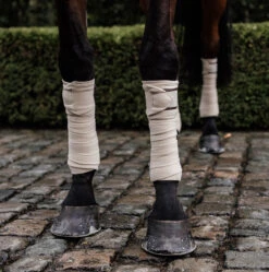 Kentucky Horsewear Polar Fleece Bandages UK | Just Equine -Horse Haven Shop Polar Fleece Bandage Cream2