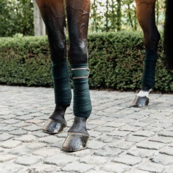 Kentucky Horsewear Polar Fleece Bandages UK | Just Equine -Horse Haven Shop Polar Fleece Bandage Pine2