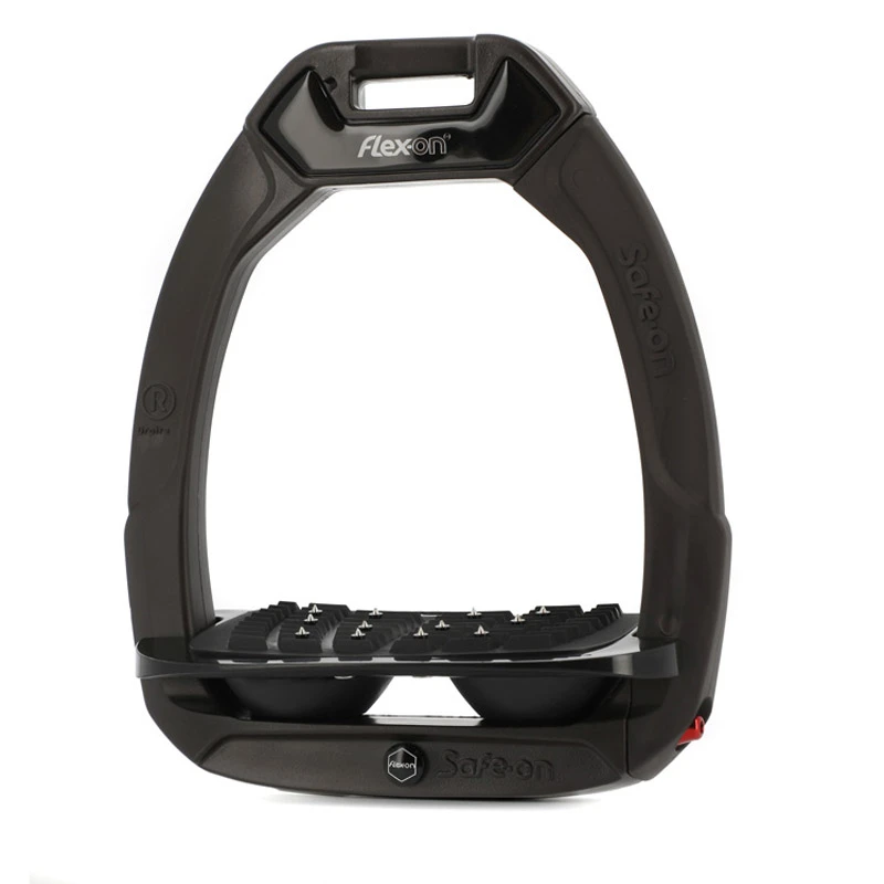 Safe-On Safety Stirrups Brown Black Brown UK | Just Equine 1 Safe-On Safety Stirrups Brown Black Brown UK | Just Equine