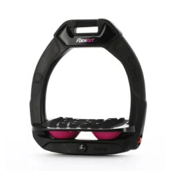 Safe On Junior Stirrups Black Black Pink UK | Just Equine