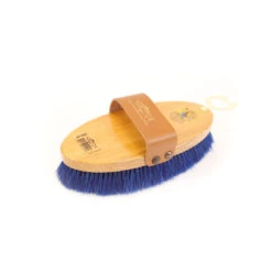 Salmon Horse Hair Body Brush Medium UK | Just Equine