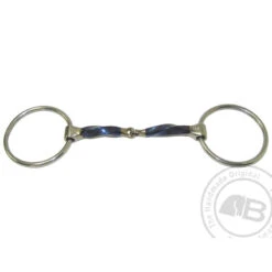 Bomber Bits Square Twisted Snaffle Loose Ring UK | Just Equine