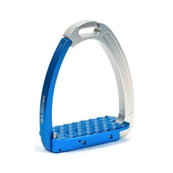 Tech Stirrups Venice Young Safety Stirrups UK | Just Equine -Horse Haven Shop Tech Stirrups Blue Silver