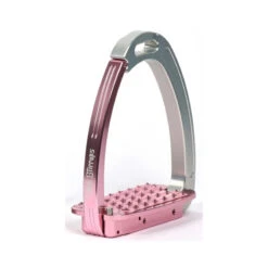 Tech Stirrups Venice Young Safety Stirrups UK | Just Equine -Horse Haven Shop Tech Stirrups Pink Silver