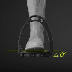 Tech Venice Sloped Evo Safety Stirrups - Silver/Rose Gold UK | Just Equine -Horse Haven Shop Tech Venice Sloped Evo Safety Stirrups Front Angle 2