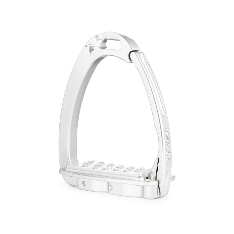 Tech Venice Sloped Evo Safety Stirrups - Silver UK | Just Equine 1 Tech Venice Sloped Evo Safety Stirrups - Silver UK | Just Equine