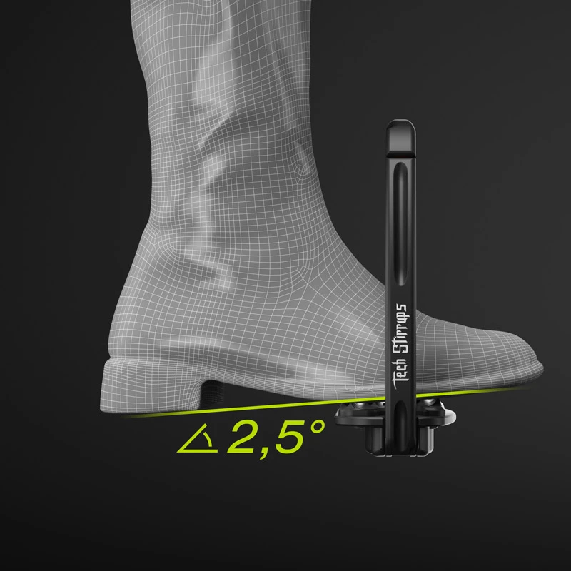 Tech Venice Sloped Evo Safety Stirrups - Black UK | Just Equine 7 Tech Venice Sloped Evo Safety Stirrups - Black UK | Just Equine - Image 7